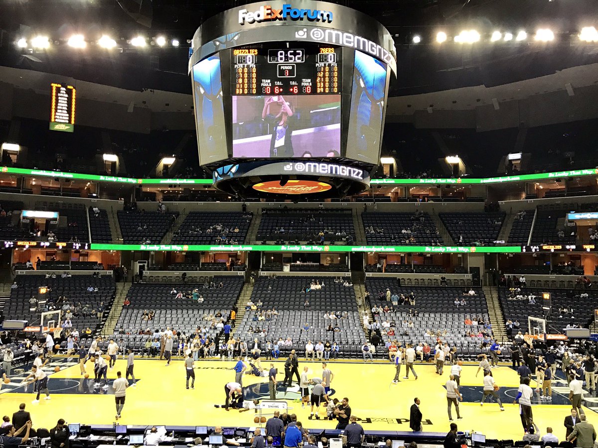nba sportrons grizzlies fedex forum sportrons